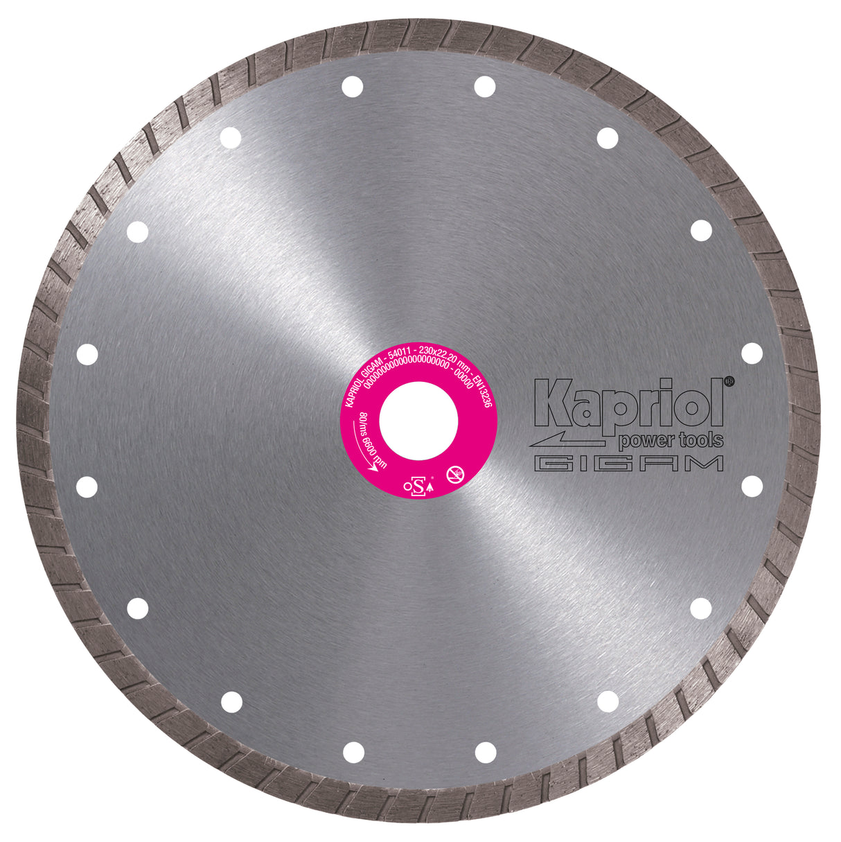 Kapriol disco diamant cont d 115 mm turbo 54010