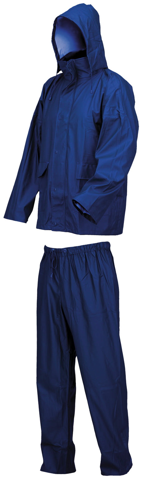 Completo impermeabile lluvia tg.xxxl blu