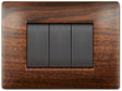 Placca life q mod.living plas.legno scuro  7p