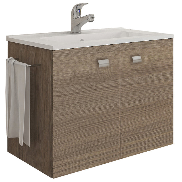 Mobile bagno erika 61 sosp. s/specchio rovere fumo