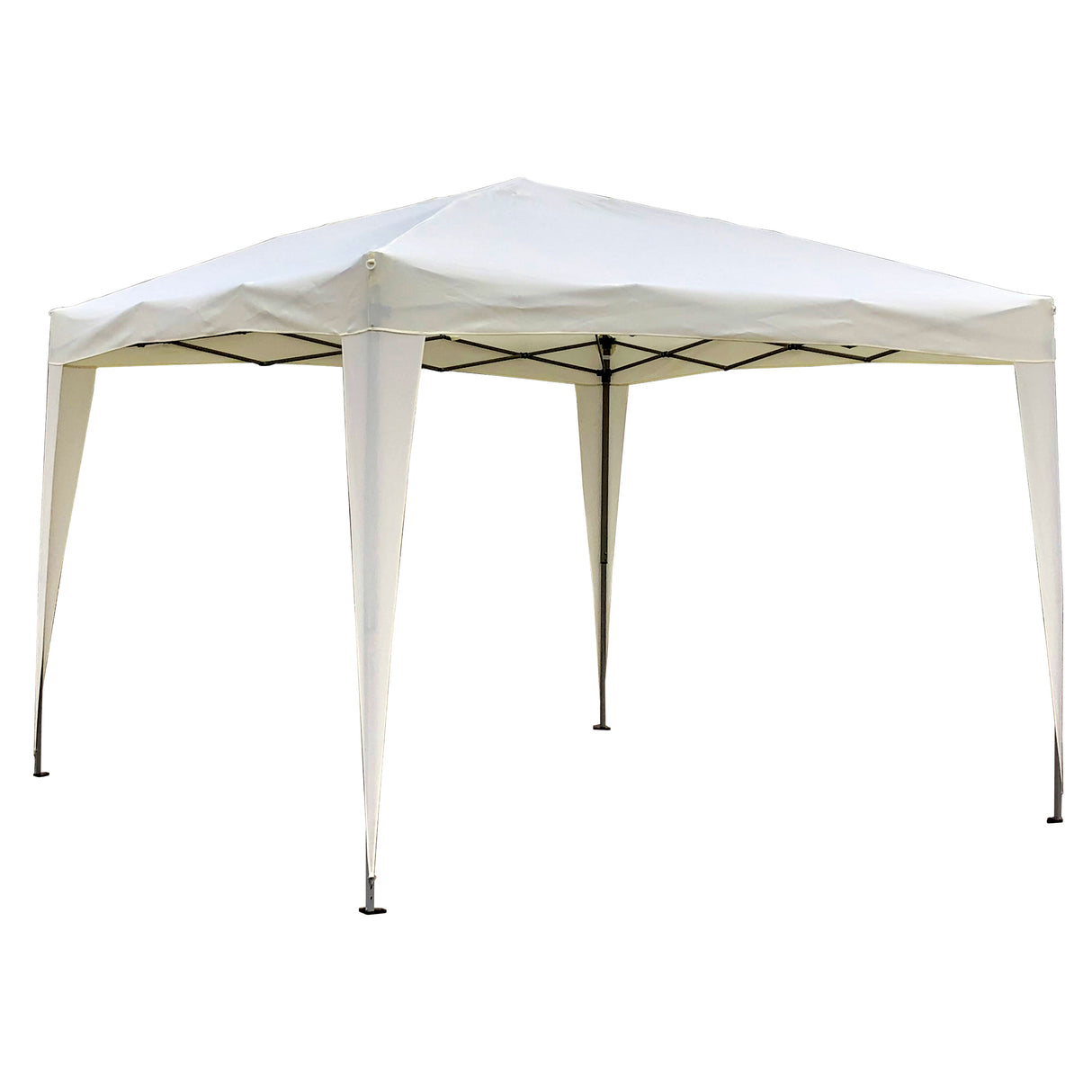 Gazebo in acciaio rapid pieghevole 3x3 m ecru