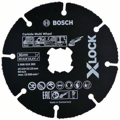 Bosch-a disco universale carbide xlock 115 mm