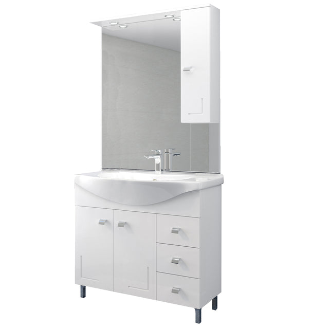 Mobile bagno eva 105 completo bianco