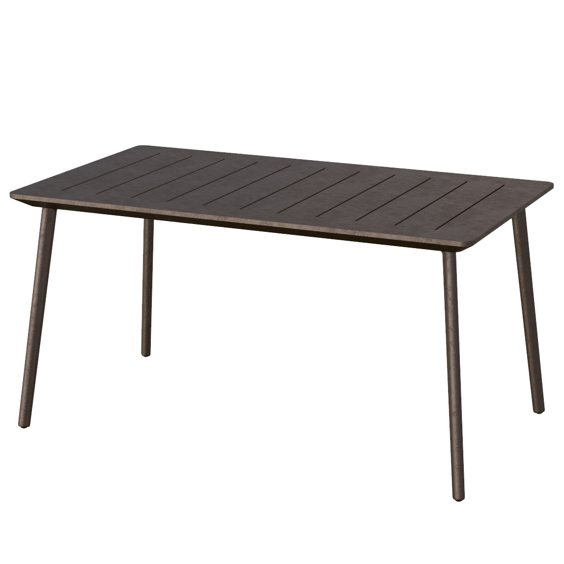 Keter tavolo cast iron 150x90xh74 cm effetto ghisa
