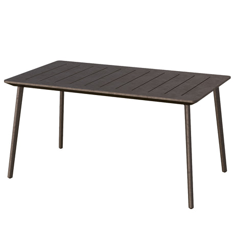 Keter tavolo cast iron 150x90xh74 cm effetto ghisa
